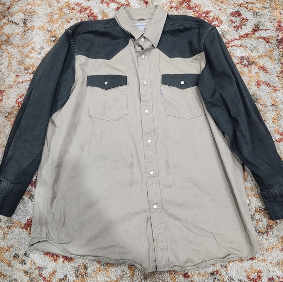 Carthartt Other - Carhartt Heavy Duty Western Work Shirt